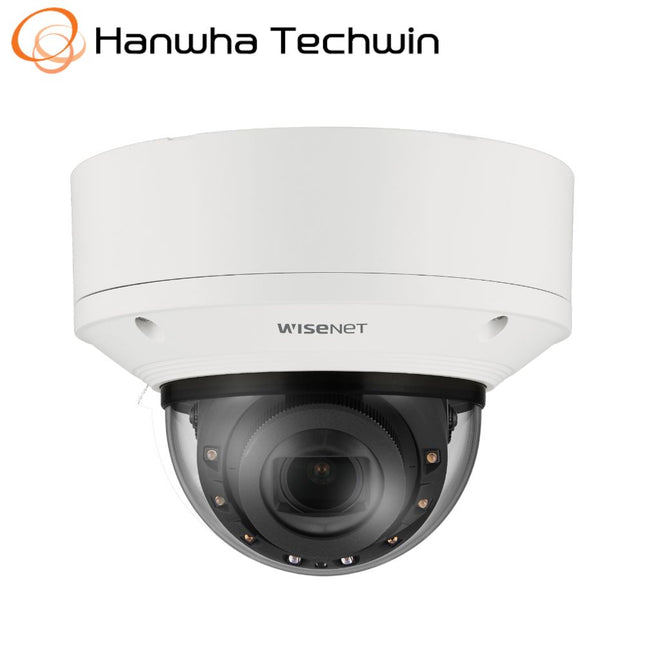 Hanwha Wisenet 4K Vandal Outdoor Dome Camera, 30fps, 50m IR, IK10, 4.4-9.3mm - HAN-XNV-9083R