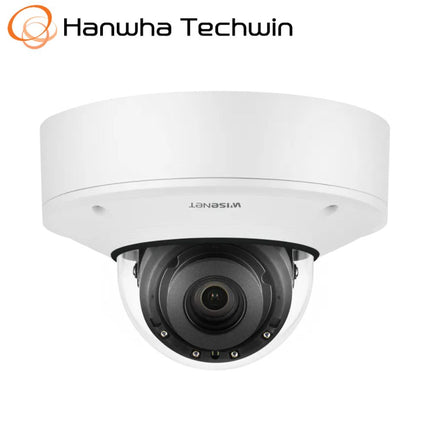Hanwha Wisenet 6MP Outdoor Dome Camera, H.265, 30fps, WDR, IR, IP67 2.8-8.4mm - HAN-XNV-8082R