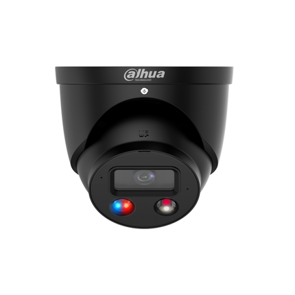 Dahua IPC-HDW3649H-AS-PV-ANZ-S2-BLK Security Camera: 6MP TiOC 3.0 Turret, 2.8mm, WizSense, Smart Dual Light, AcuPick, SMD 4.0, IP67