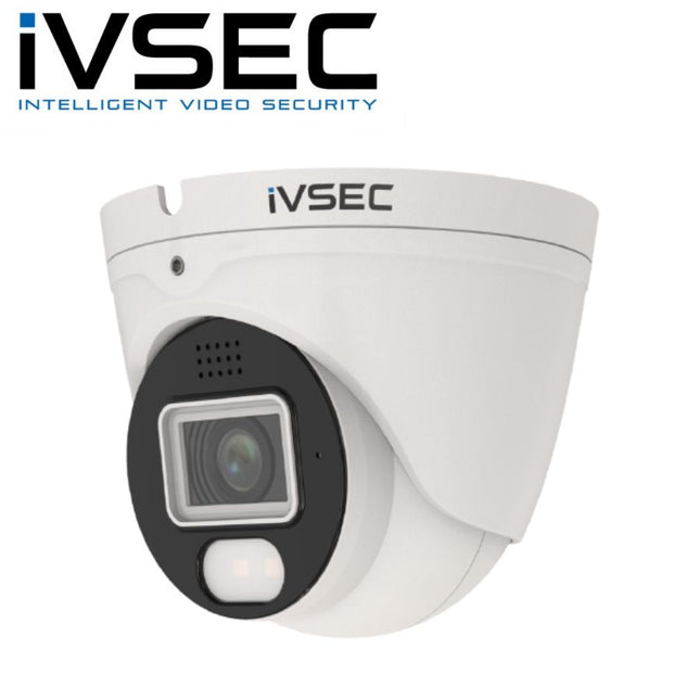 IVSEC Security Camera: 8MP, 2.8mm, Full Colour at Night, AI Detection, Two-Way Audio, IP67 - NC368ADX