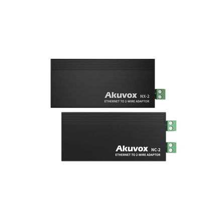 Akuvox Ethernet to 2-Wire NX-2 & NC-2 Adapter Kit