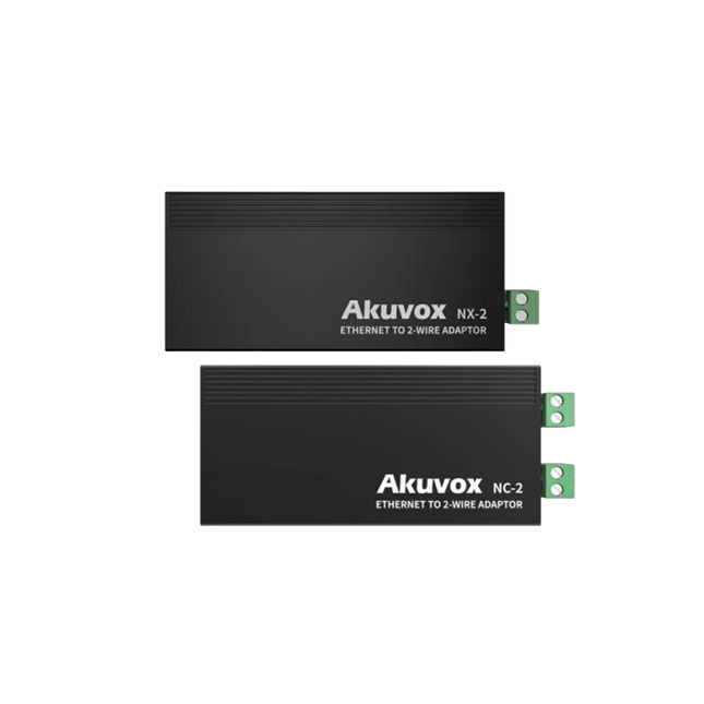 Akuvox Ethernet to 2-Wire NX-2 & NC-2 Adapter Kit