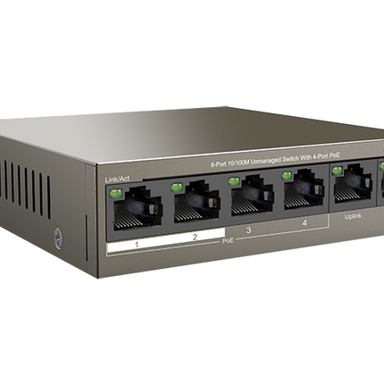 F1106P-4-63W is an unmanaged PoE switch-IP-COM-World Wide Wireless