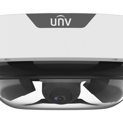 Uniview Security Camera: 4 x 5MP MultiView Wise-ISP VF IR Dome, IP67 IK10 - IPC8645EA-ADZKM-I1