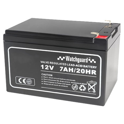 Watchguard 12VDC 7Ah Sealed Lead Acid Battery