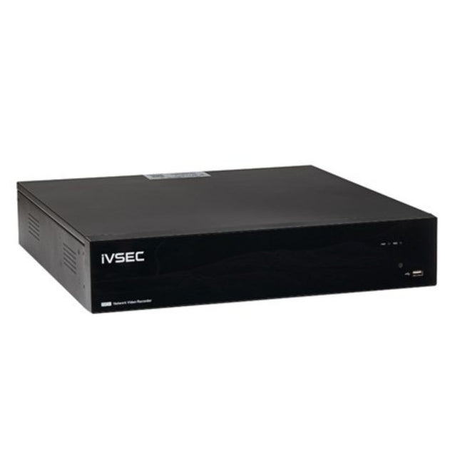 IVSEC NR6324XB 32-Channel PoE NVR, 16 PoE Ports, 4 Bays, 12MP, 320 Mbps, 2 GIGABIT, IVS Analytics