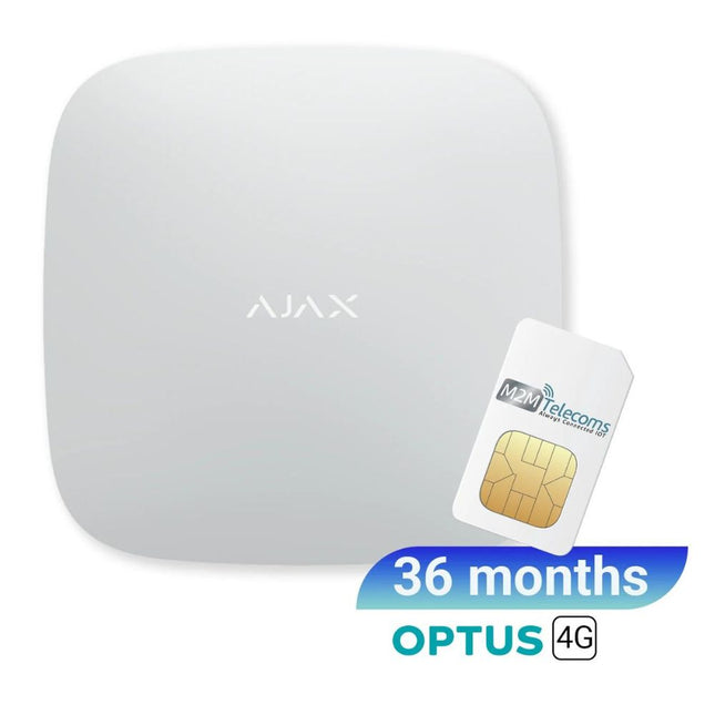 Ajax Hub 2 Plus Optus 4G SIM (36months plan) - Ajax-80021