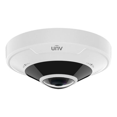 Uniview Security Camera: 12MP Ultra HD Infrared Vandal-resistant Fisheye Fixed Dome Camera - IPC86CEB-AF18KC-I0
