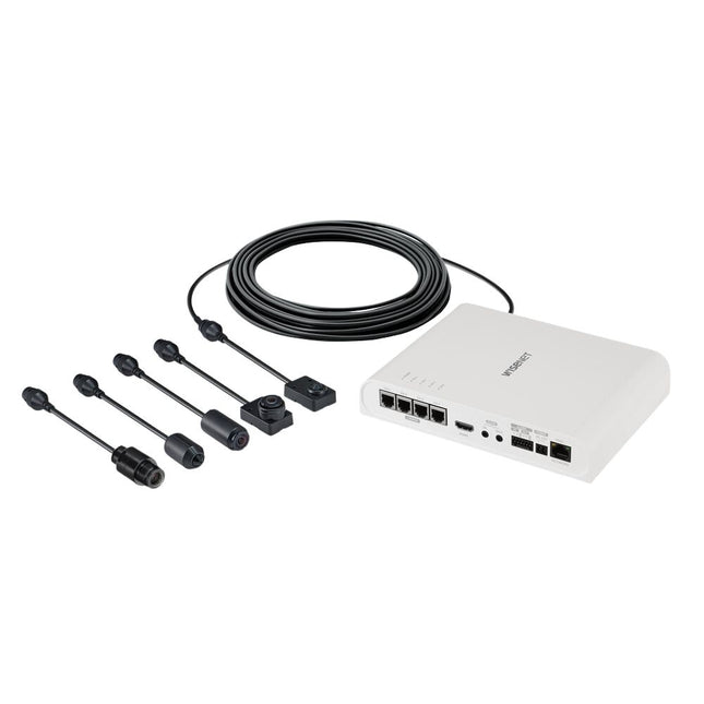 Hanwha Wisenet Covert Camera, Body Only, Supports 4x 2MP/5MP Multi Sensor Modules - HAN-PNM-9000QB