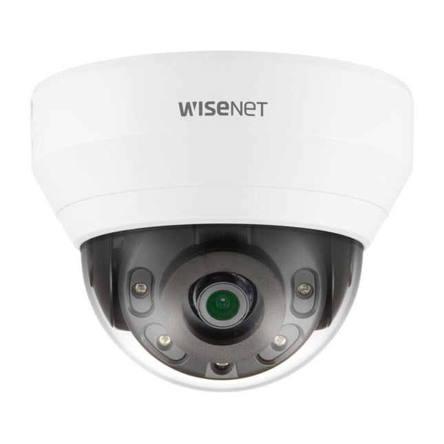 Hanwha Wisenet 4MP Indoor Dome Camera, H.265, 20fps, WDR, 20m IR, 2.8mm, White - HAN-QND-7010RW