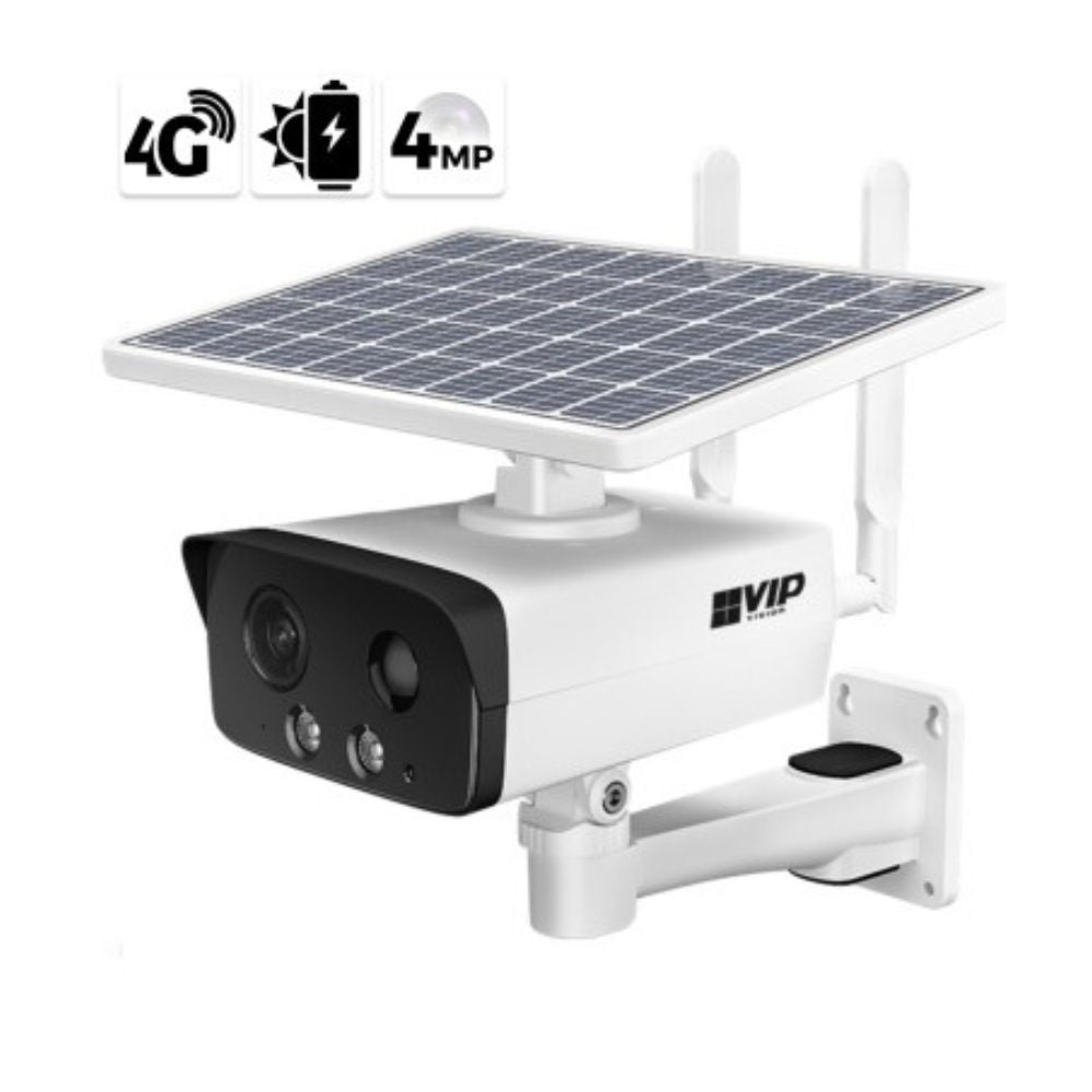 VIP Vision Professional Solar Series 4.0MP 4G Bullet Camera