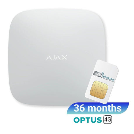 AJAX Hub 2 (4G) Optus 4G SIM included (36 months plan)-AJAX#80019