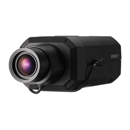 Hanwha Wisenet 4K Indoor Box Camera, H.265, 30fps, WDR, P-Iris, No Lens - HAN-XNB-9002