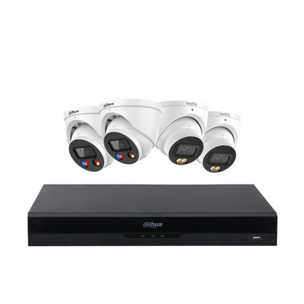Dahua CCTV Kit: 2x HDW2549EMP-S-PRO-ANZ, 2x TIOC 3.0, SMD 4.0, Siren & Lights, Smart Dual Light