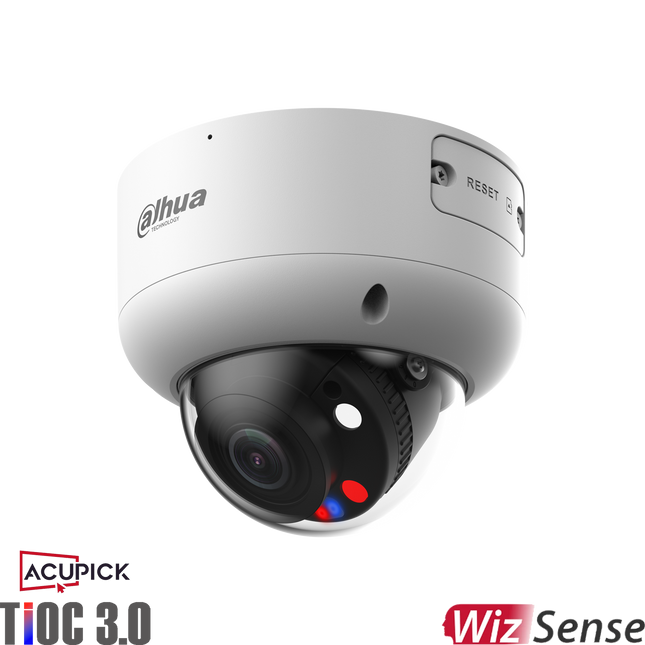 Dahua DH-IPC-HDBW3649R1-ZAS-PV-ANZ-S2 6MP TiOC AcuPick Dome Motorised Camera White