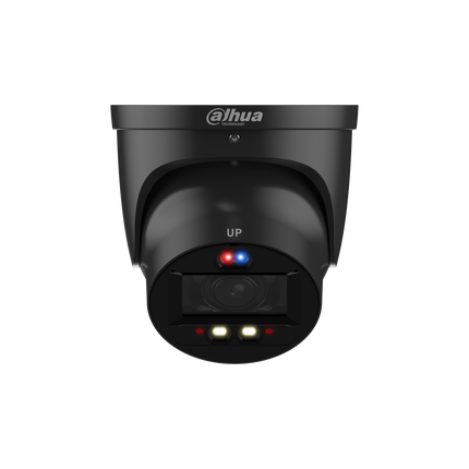 Dahua DH-IPC-HDW3649H-ZAS-PV-ANZ-BLK 6MP TiOC 2.0 Active Deterrence Turret Motorised Camera Black