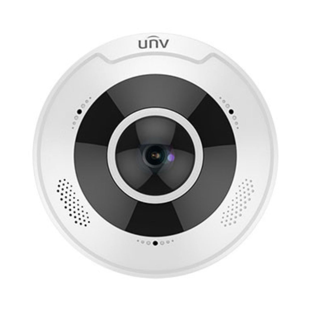 Uniview Security Camera: 12MP Ultra HD Infrared Vandal-resistant Fisheye Fixed Dome Camera - IPC86CEB-AF18KC-I0