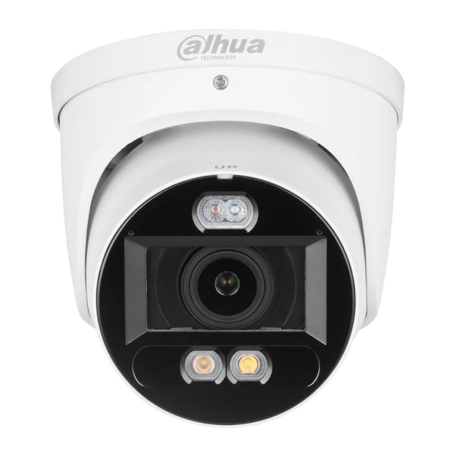 Dahua IPC-HDW3649H-ZAS-PV-ANZ - 6MP AI Turret, TiOC 2.0, Motorised Lens, Red/Blue Lights & Siren, Full-Colour Night