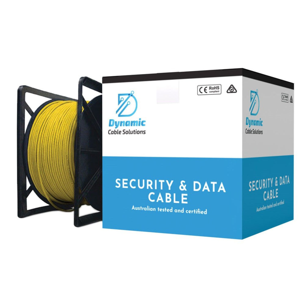 Dynamic Cable Solutions CAT6 - 305m Box, Assorted Colours