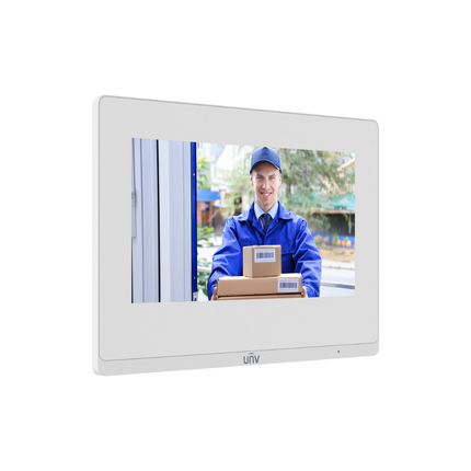 Uniview 7" Touchscreen Indoor Station with Wi-Fi & PoE - OEI-372S-H-W
