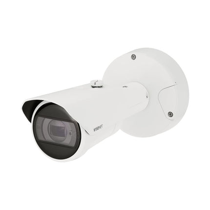 Hanwha Wisenet 6MP Outdoor Bullet Camera, H.265, 30fps, 40m IR, IK10, 4.4-9.3mm - HAN-XNO-C8083R