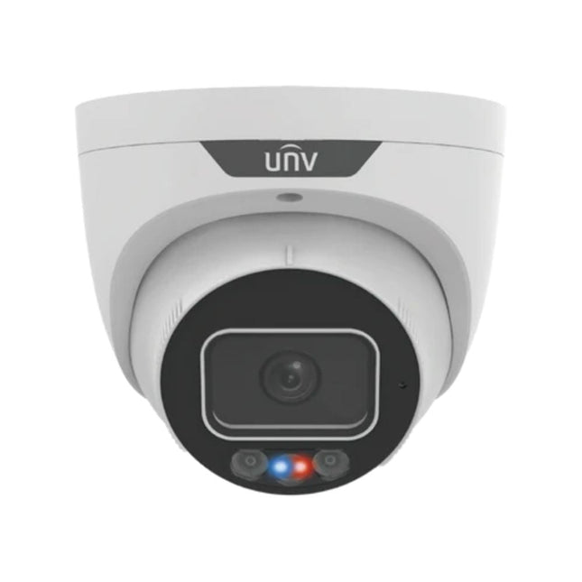 Uniview Security Kit: 2x 6MP TriGuard Alarm + 2x 4MP OwlView Turret, IQ Series NVR, Active Deterrent