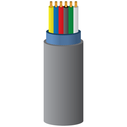 200m 6-Core Access Control Cable (7/0.20mm)