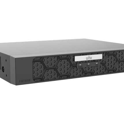 Uniview Network Video Recorder: 4CH, 4-PoE Smart Recorder, 16MP, 4K HDMI Output - NVR501-04B-P4-IQ2TB