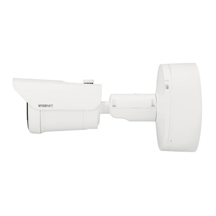 Hanwha Wisenet 4K Outdoor Bullet Camera, H.265, 30fps, 50m IR, IK10, 4.4-9.3mm - HAN-XNO-9083R
