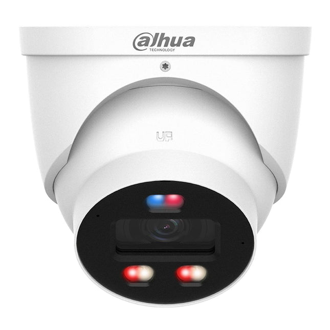 Dahua Security Camera: 8MP TiOC 3.0 Pro 2.8mm Turret, WizSense AI, WizColor, SMD+, Alarm