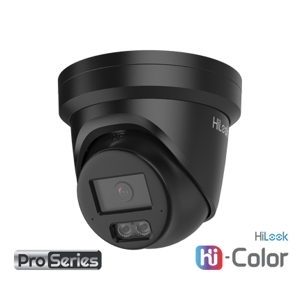 HiLook 6MP Hi-Color Turret Fixed Camera Black - IPC-T561H-MU(2.8mm)(BLACK)
