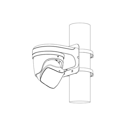 VIP Vision Professional AI Series 8.0MP 180° Active Deterrence Turret