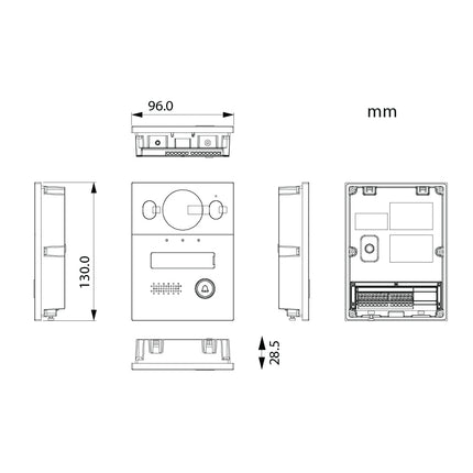 VIP Vision VIP Vision | 2-Wire H-Series 2.0MP Intercom Door Station