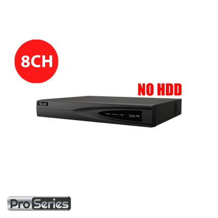 HiLook 8-Channel NVR - NVR-108MH-K-8P