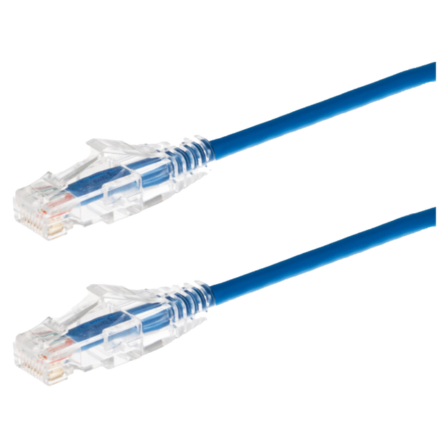 Dahua DH-PFM972-6U-05-S 0.5m CAT6 Slim Cord Cable Blue