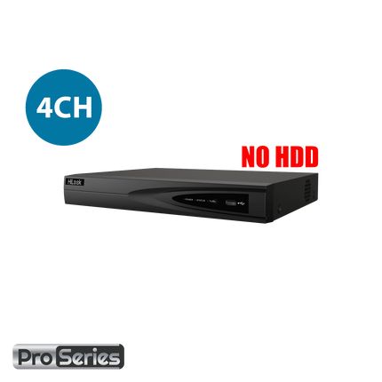 HiLook 4-Channel NVR - NVR-104MH-K-4P