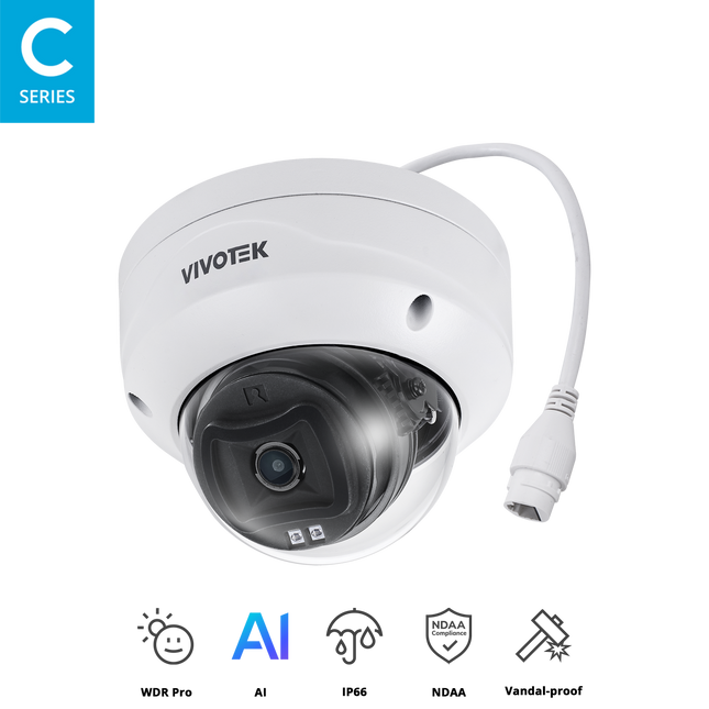 Vivotek FD9383-HV 2.8MM 5MP Fixed Dome Camera