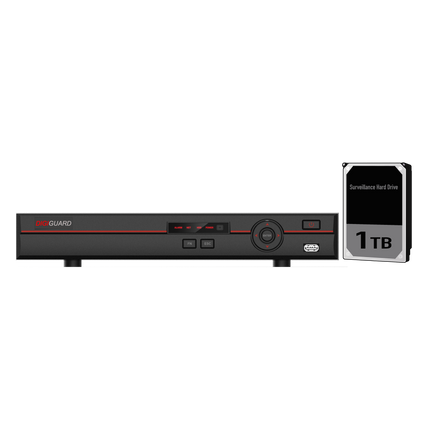 DigiGuard D-XVR2104H-1TB 4CH XVR DVR with 1TB Installed