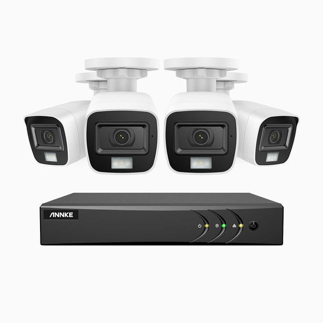 Annke ADLK500 5MP Analog Bullet CCTV System, Dual Light, 2.8mm, IP67
