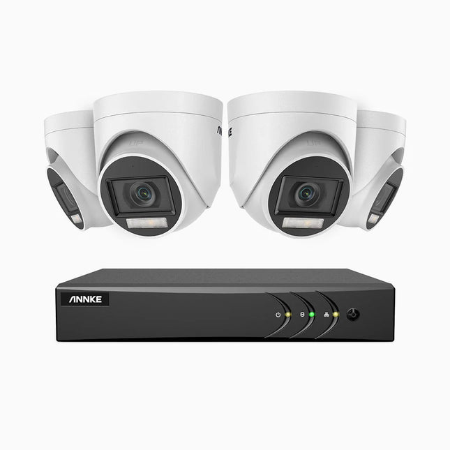 Annke ADLK500 5MP Analog Turret CCTV System, Dual Light, 2.8mm, IP67
