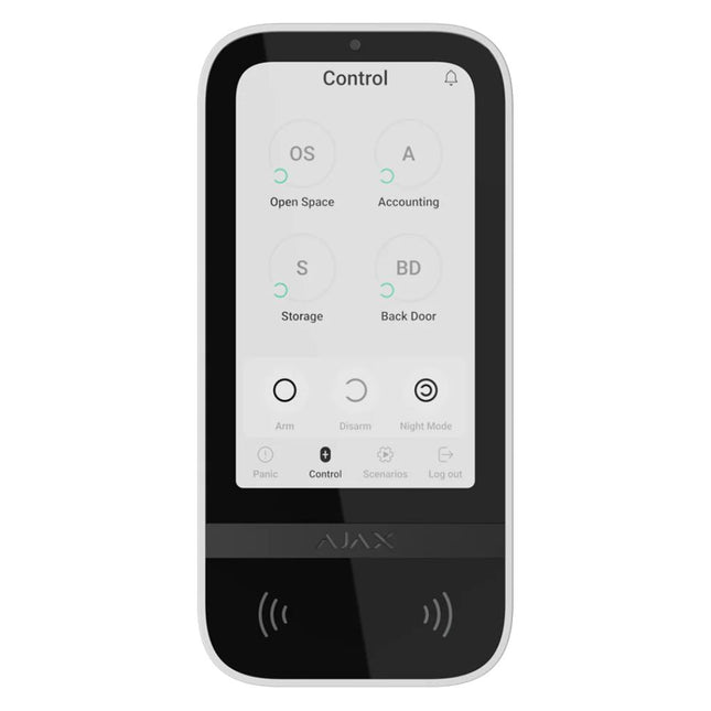 Ajax KeyPad TouchScreen White - Ajax-58469