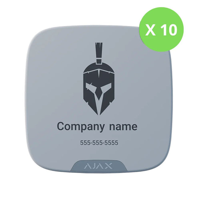 Ajax Brandplate (White) - Ajax-20380