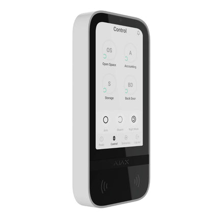 Ajax KeyPad TouchScreen White - Ajax-58469