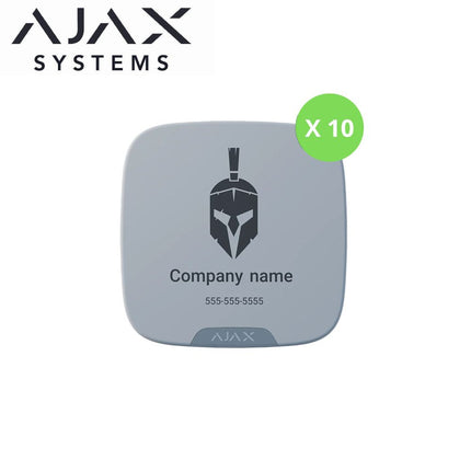 Ajax Brandplate (White) - Ajax-20380
