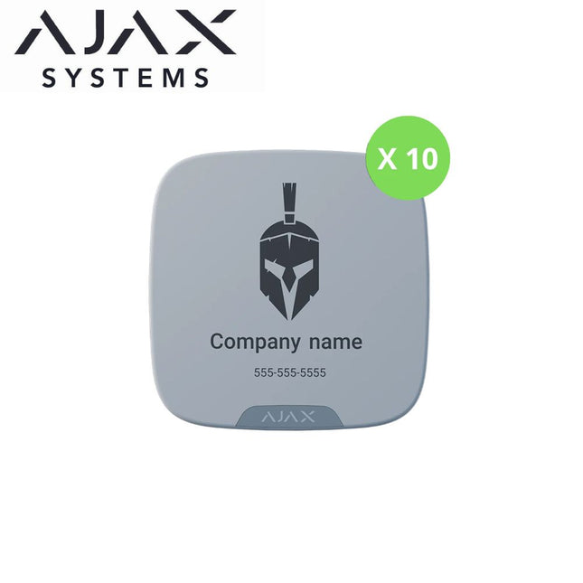 Ajax Brandplate (White) - Ajax-20380