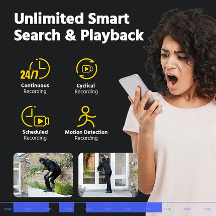 Annke Security Kit: 8x 12MP Bullet Cameras, 16CH NVR, Smart Dual Light, AI Detect, Mic