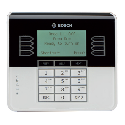 Bosch BOSB930 Atm-Style LCD Alpha-Numeric G Series Keypad Black/White