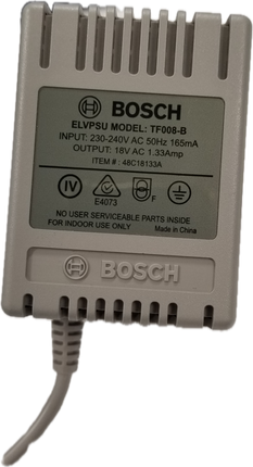 Bosch BOSTF008-B 18VAC 240VAC Power Supply 1.3A 1X Output Bare Wire Black