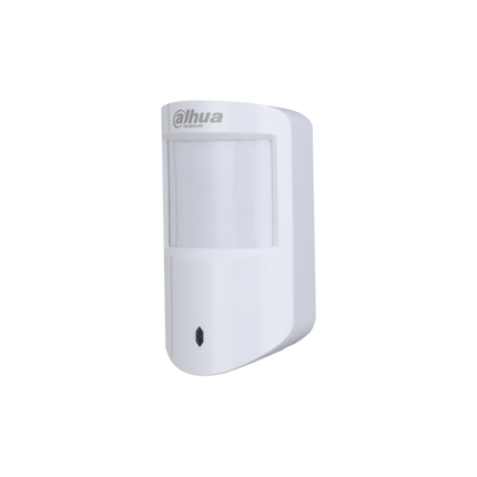 Dahua DAHI9979 Airshield Series Wireless PIR Dual White Pet up to 18Kg 12m Detection Area Plastic Wall Mount 2.2m Mount Height 433.1-434.6Mhz 1Xcr123A Battery (3.3V) Suits Dhi-Art-Arc3000H-03-Fw2 Frequency Hopping