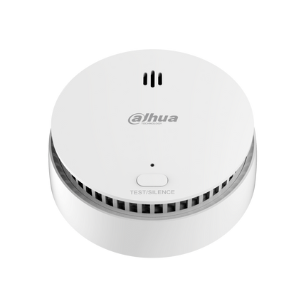 Dahua DAHI9984 Airshield Series Wireless Smoke Detector White 40m Detection Area Plastic Ceiling Mount Upto 8m Mount Height 433.1-434.6Mhz 1Xcr123A Battery (3.3V) Suits Dhi-Art-Arc3000H-03-Fw2